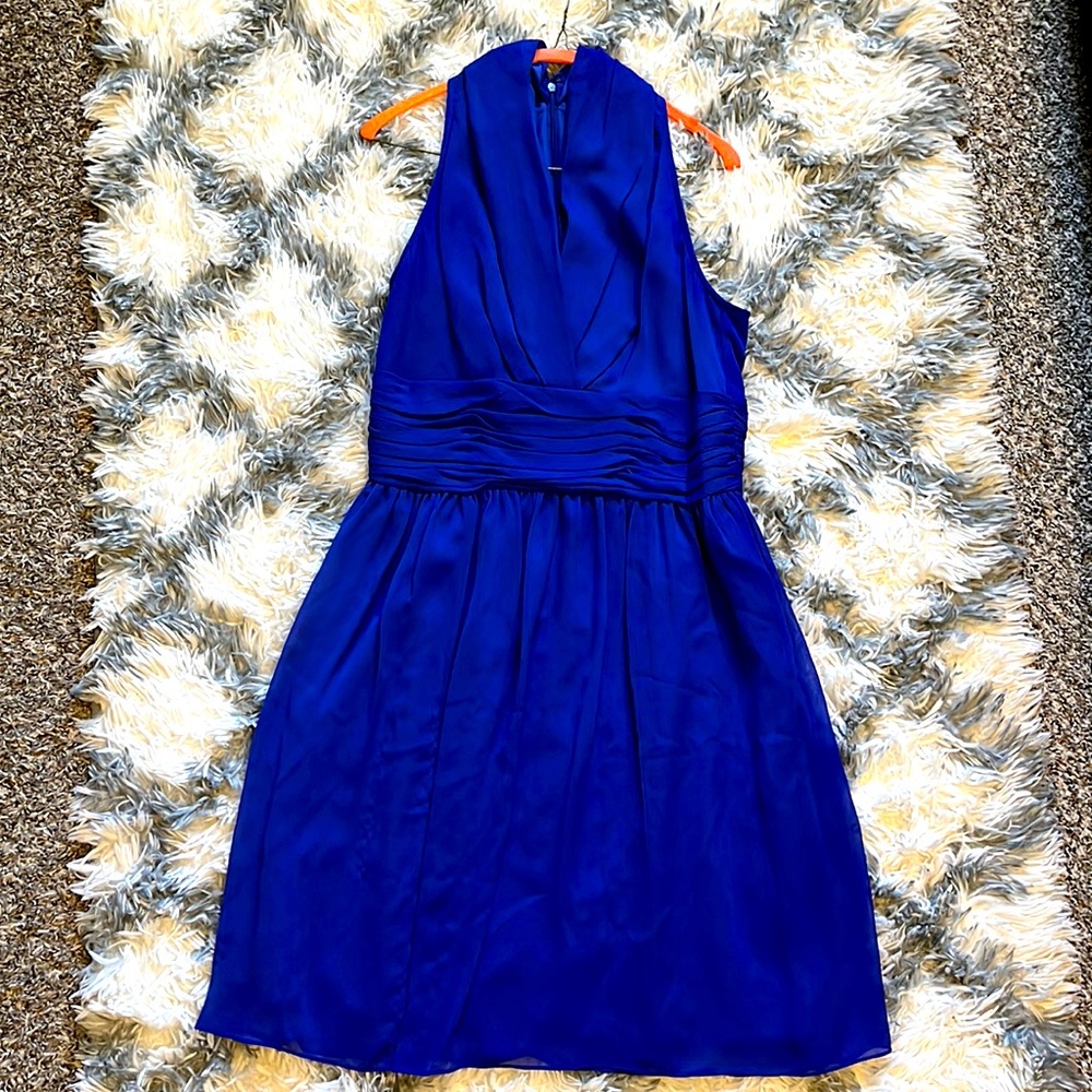 Marc New York Andrew Mark Royal blue MIDI dress